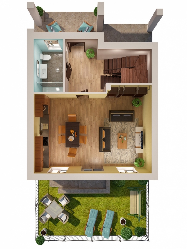 Первый этаж