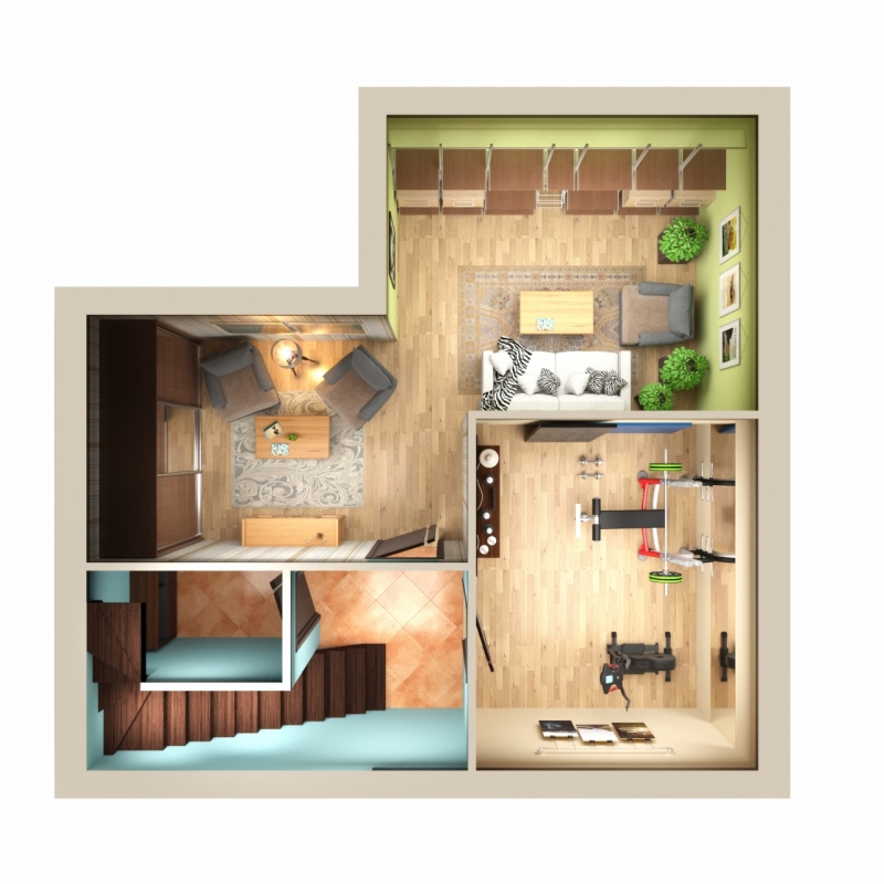 Визуализация подвала