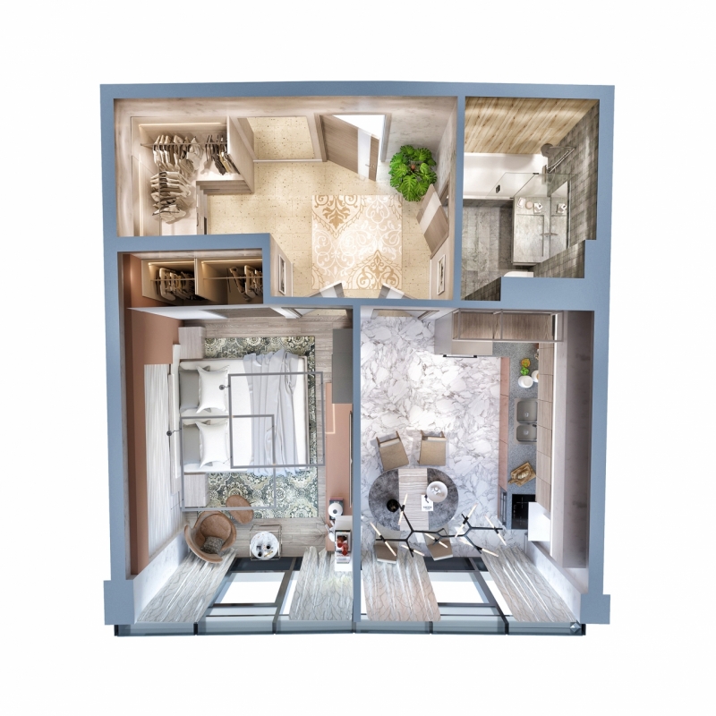 № 1, типовой этаж