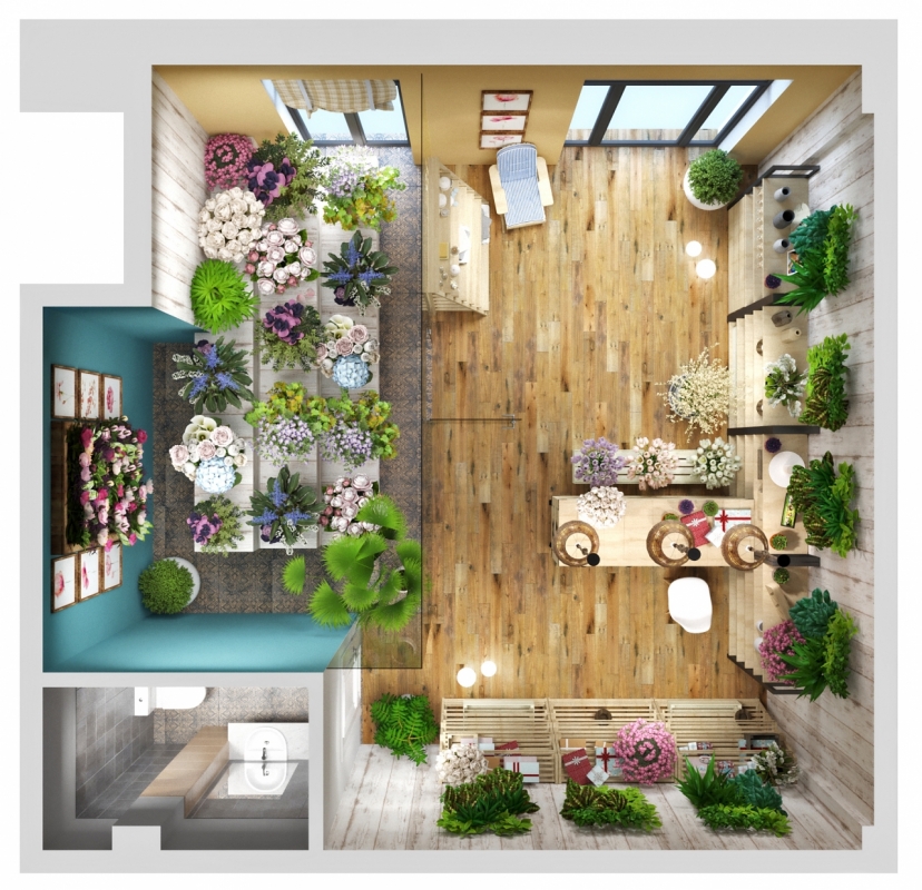 Первый этаж