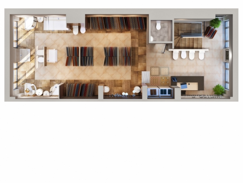 Первый этаж