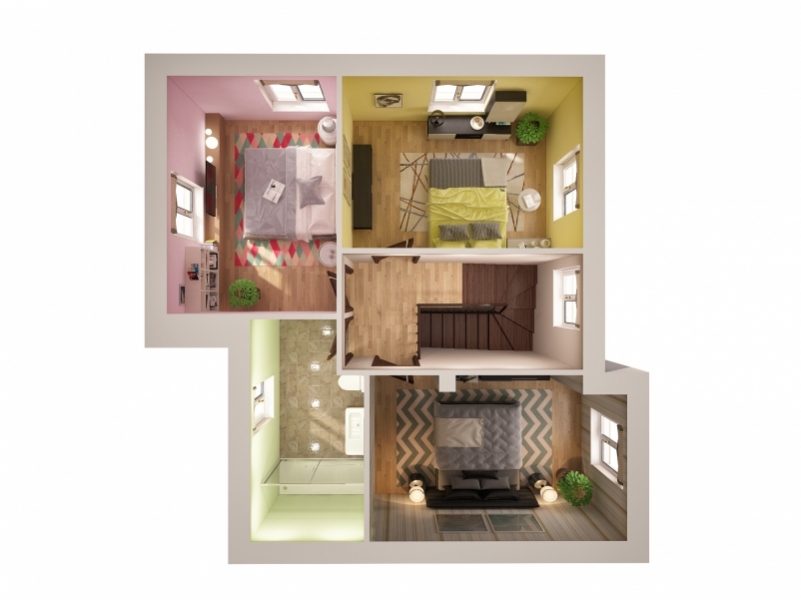 Планировка второга этажа