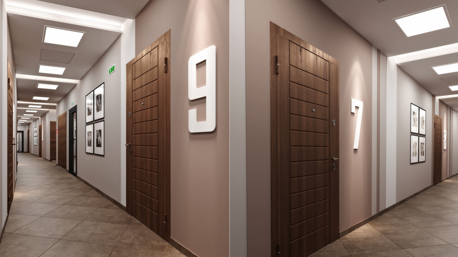 Оформление этажа