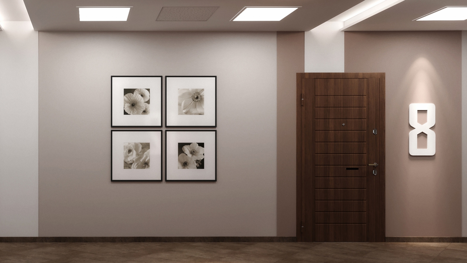 Декоративные элементы на этажах 