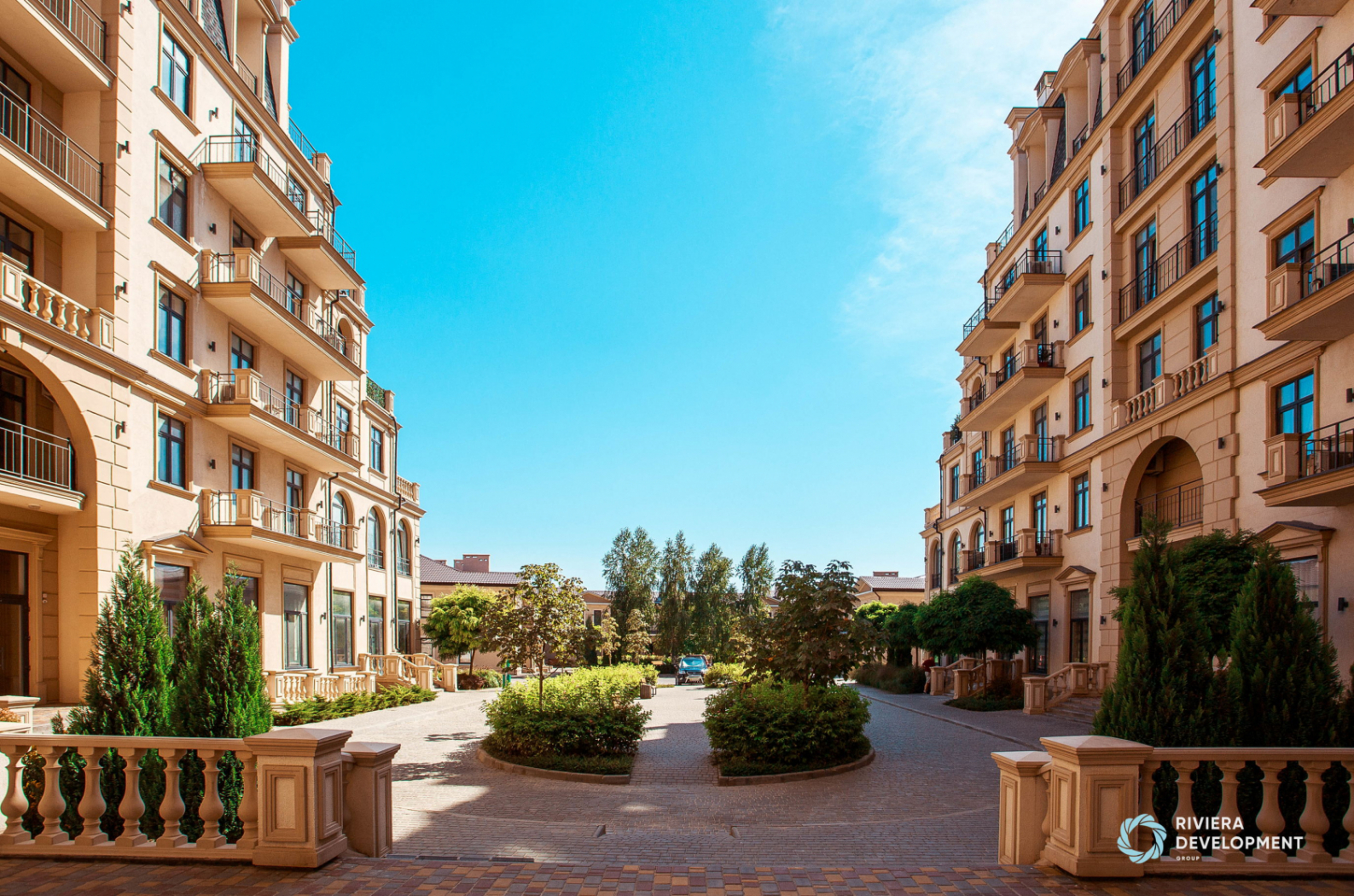 Ухоженный внутренний дворик