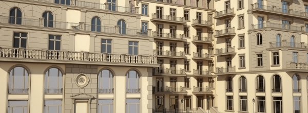 Фасад в дневном освещении